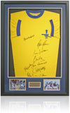 Arsenal 1971 Double Winners Squad LED Lit Shirt Hand Signed by 8 COA