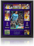 Guglielmo Vicario Tottenham Hotspur Hand Signed Europa League Winner Large Presentation COA