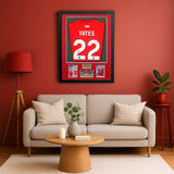 Ryan Yates Nottingham Forest FC Hand Signed Framed Home Shirt AFTAL COA