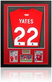 Ryan Yates Nottingham Forest FC Hand Signed Framed Home Shirt AFTAL COA