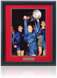 Manchester United 1968 European Cup Final Hand Signed by 5 Legends 16x12" Photograph