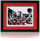 Jimmy and Brian Greenhoff Manchester United Legends Hand Signed 16x12'' Photograph COA
