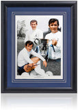 Alan Mullery Hand Signed Tottenham Hotspur 16x12'' Montage AFTAL COA