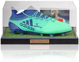 Alex Lacazette Arsenal FC Hand Signed Football Boot Presentation AFTAL COA