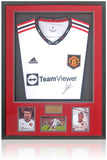 Casemiro Manchester United Hand Signed 2022/23 Away Shirt AFTAL COA