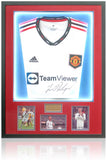 Marcus Rashford Manchester United Hand Signed LED Lit Football Shirt AFTAL COA