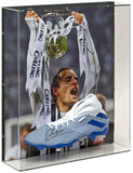 Dimitar Berbatov Hand Signed Football Boot Tottenham Hotspur Display AFTAL COA