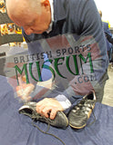 Liam Brady Arsenal Legend Hand Signed  Football Boot Presentation AFTAL COA