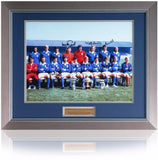 Ipswich Town 1973 Texaco Cup Winners 16x12" Hand Signed by 7 Photograph AFTAL COA