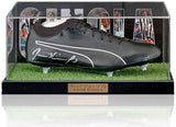 David Ginola Newcastle United Hand Signed Football Boot Presentation AFTAL COA