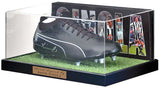 David Ginola Newcastle United Hand Signed Football Boot Presentation AFTAL COA