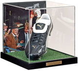 Kenny Sansom Arsenal Hand Signed Football Boot Presentation AFTAL COA