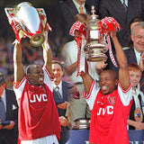 Ian Wright Arsenal Hand Signed Football Boot Presentation AFTAL COA