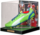 Ian Wright Arsenal Hand Signed Football Boot Presentation AFTAL COA