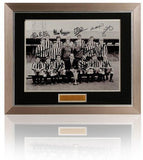 Newcastle Fairs Cup 1969 Winners Hand Signed by 15 AFTAL Photo COA