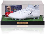 Paul Scholes Manchester United Hand Signed Football Boot Presentation AFTAL COA