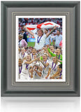 Millie Bright England Lionesses Euro Winner 2022 Hand Signed 16x12'' Montage AFTAL COA