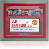 Sir Alex Ferguson Manchester United Hand Signed Old Trafford Presentation COA