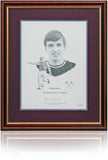 Martin Peters West Ham United Legend Hand Signed 16x12'' Art Print AFTAL COA