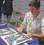 Alastair Cook Cricket Legend Hand Signed 16x12" England Montage COA