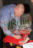 Perry Groves Arsenal Legend Hand Signed Retro Home Shirt AFTAL COA
