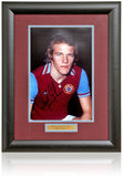 Andy Gray Aston Villa Legend Hand Signed 12x8'' Photograph AFTAL COA