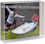 Aaron Lennon Hand Signed Football Boot Tottenham Display AFTAL COA