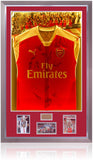 Arsenal F.C. LED FA Cup Winners 2016-17 Official Home Shirt Hand Signed By 18