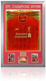 Liverpool LED Premier League Champions 2019-20 Official Home Shirt Hand Signed By 14