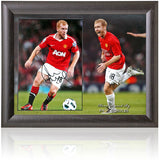Paul Scholes Manchester United Legend Hand Signed Photograph Presentation AFTAL COA