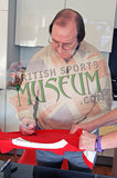 Charlie George Hand Signed Arsenal Shirt Presentation AFTAL COA