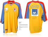 Mark Ilott Match Worn & Hand Signed 90s Essex Cricket Jersey AFTAL Proof COA