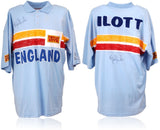 Mark Ilott Match Worn & Hand Signed England Cricket Jersey AFTAL COA