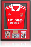 Mikel Arteta Arsenal Hand Signed Home Football Shirt AFTAL COA