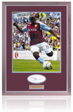 Darius Vassell Aston Villa Legend Hand Signed 16x12'' Photograph AFTAL COA
