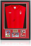 Nigel Jemson Nottingham Forest Hand Signed Football Shirt AFTAL COA