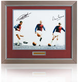 Geoff Hurst and Martin Peters West Ham United Legend Hand Signed 16x12'' Photograph COA