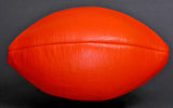 Vintage American Football 4 Panel Full Size Orange Leather Ball New Unbranded