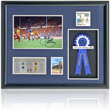 Graeme Sharp Everton Legend Hand Signed 1984 FA Cup Final Presentation COA