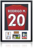 Rodrigo Hand Signed Leeds United Shirt AFTAL COA