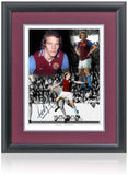 Andy Gray Aston Villa Legend Hand Signed 16x12'' Montage AFTAL COA