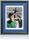 Peter Bonetti Chelsea Legend Hand Signed 16x12'' Montage AFTAL COA