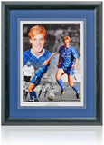 Kerry Dixon Chelsea Legend Hand Signed 16x12'' Montage AFTAL Photo COA