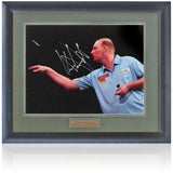 Vincent van der Voort Darts Professional Hand Signed 16x12'' Photograph AFTAL COA