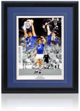 Kevin Ratcliffe Hand Signed 16x12'' Everton Legend Montage AFTAL COA