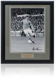 Peter Barnes Manchester City Legend Hand Signed 16x12'' Photograph AFTAL COA