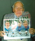 Chelsea Legends Montage Hand Signed by Bentley, Harris, Tambling and Cooke COA