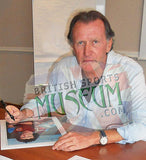 John Gidman Aston Villa Legend Hand Signed 16x12'' Photograph AFTAL COA