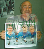 Chelsea Legends Montage Hand Signed by Bentley, Harris, Tambling and Cooke COA