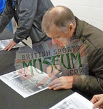 Geoff Hurst West Ham United Legend Hand Signed 16x12'' Photograph AFTAL COA